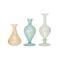 Hello Honey® Pink, Mint & Blue Round Blown Glass Vase Set